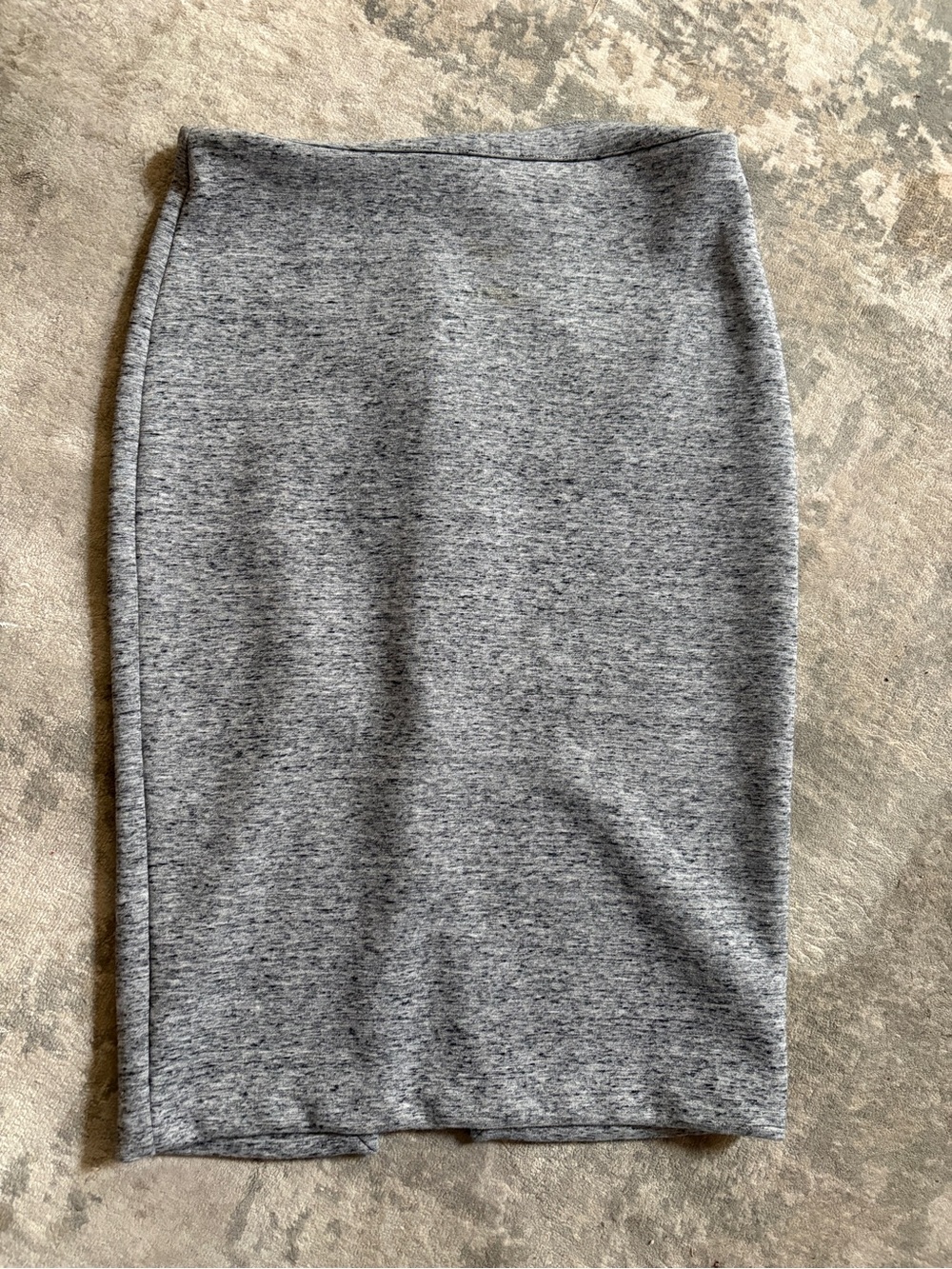 H&M Light Gray Heather Pencil Skirt